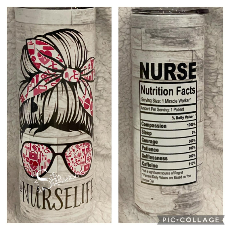 20oz Nurse Tumbler