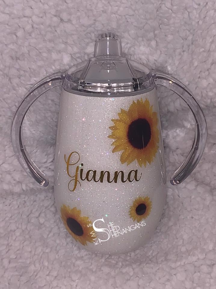Kids Sunflower Sippy Cup