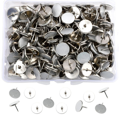 200 PCS Reflective Tacks Trail Marking Tacks Hunting Reflective Tack Metal Mark Trail Reflective Thumb Tree Tacks for Hunting Hiking Accessories