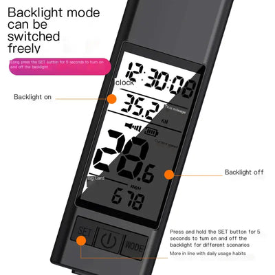 Bicycle Front Light with High Decibel Horn for Outdoors