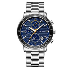 Waterproof Watch Luminous Small Three-pin Steel Watch