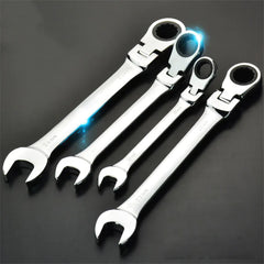 Dual-use Ratchet Wrench CRV 72 Teeth Tool