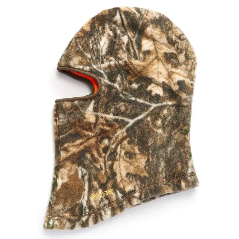 HOT Shot Men’s Camo Reversible Wolf Balaclava – Realtree Edge/Blaze Orange