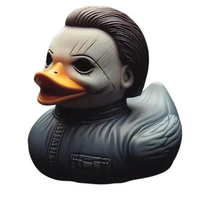 Classic Horror Movie Character Duck3D Halloween Horror Movie DucksHandmade Horror Figures Halloween Duckfor Spooky Halloween Home Desk Car Ornaments Car Décor Accessories (A)