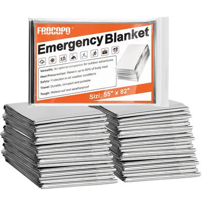 6 Pack Emergency Mylar Blanket Emergency Blanket