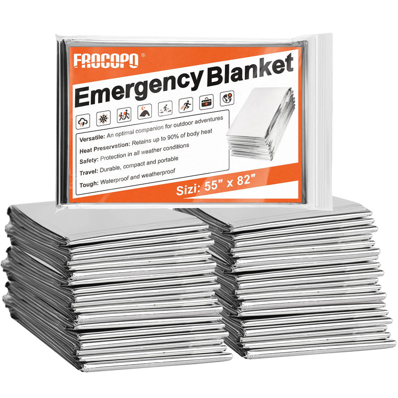 6 Pack Emergency Mylar Blanket Emergency Blanket