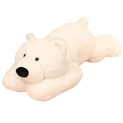 ronivia Weighted Stuffed Animals 19.7" 3.3lbs Weighted Bear Stuffed Animal Toy Cute White Bear Plush Pillow Weighted Plush Animals Toy