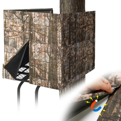 MADHOLLY Large 100" × 35.4" Tree Stand Blind with Magnetic Closure